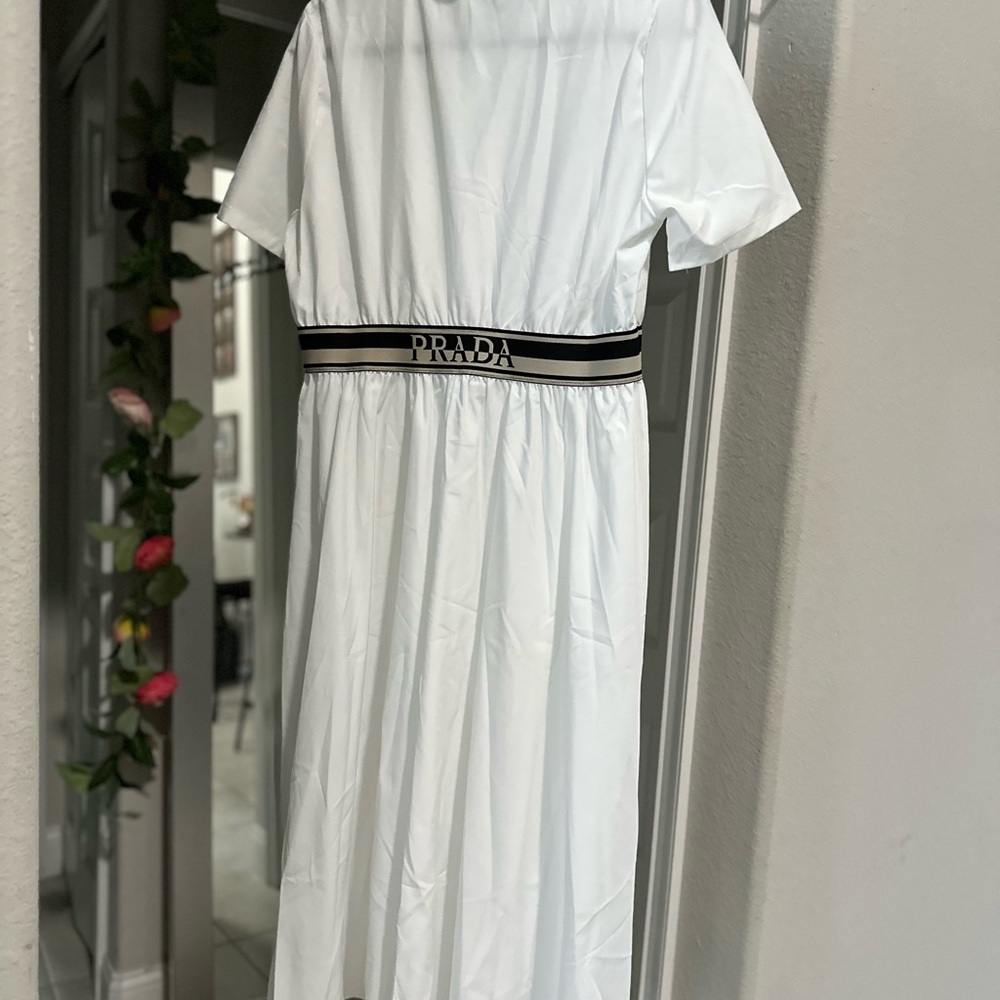 Fashion white Women's Dress size L - Picture 5 of 6